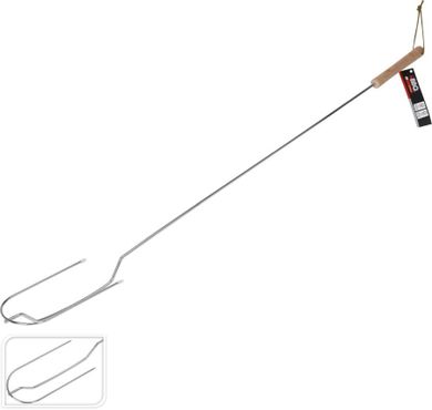 BBQ Line, widelec ogniskowy z drewnianą rączką, 100 cm