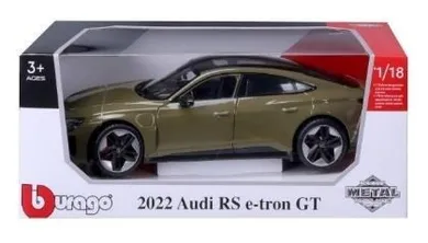 Bburago, 2022 Audi RS E-Tron GT Green, model, 1:18