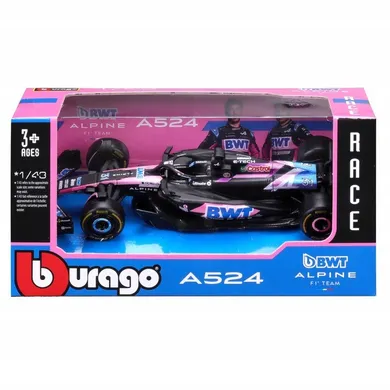 BBurago, Alpine A524 Bahrain GP E.Ocon, model pojazdu, 1:43