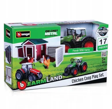 Bburago, Chicken Coop Playset Tractor, model pojazdu