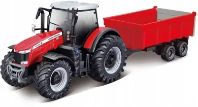 Bburago, Farm Tractor, Fergusson 8740S, traktor z wywrotką