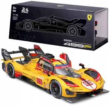 Bburago, Ferrari 499P Kubica LMH FIA WEC 24h Le Mans, model pojazdu, 1:18