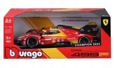 Bburago, Ferrari 499P LMH FIA 24h Le Mans Hypercar 2024, model pojazdu, 1:18