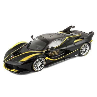 Bburago, Ferrari FXX-K 44 black, pojazd, model metalowy, 1:18