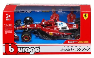 Bburago, Ferrari SF-25 Melbourne GP 2025 Leclerc, Bolid F1, model pojazdu, 1:43