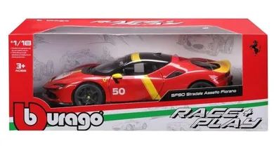 Bburago, Ferrari SF90 Stradale Assetto Fiorano Red #50, model pojazdu, 1:18