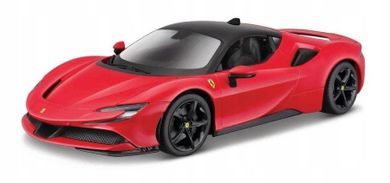 Bburago, Ferrari SF90 Stradale, model pojazdu, red, 1:18