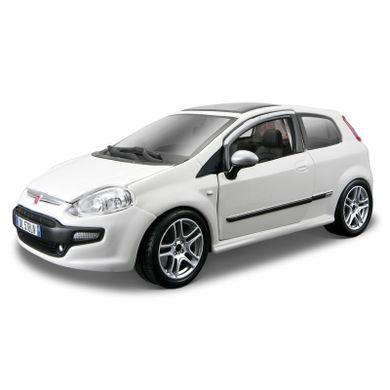 Bburago, Fiat Punto Evo, model, biały, 1:24