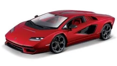 Bburago, Lamborghini Countach LPI, 800-4 Red, model, 1:24