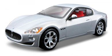 Bburago, Maserati Granturismo, model, 1:24, srebrny