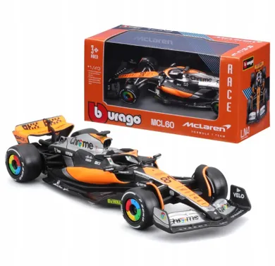 Bburago, McLaren F1 Team MCL60 Oscar Piastri, model pojazdu wyścigowego, 1:43