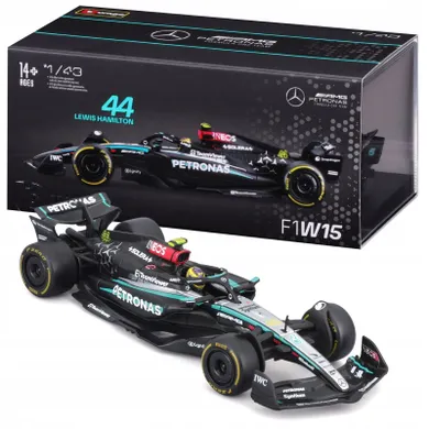 Bburago, Mercedes AMG Petronas F1W15 Lewis Hamilton, Bolid F1, model pojazdu, 1:43