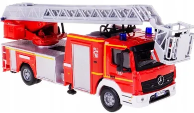 Bburago, Mercedes-Benz Atego Magirus, model pojazdu, red, 1:52,