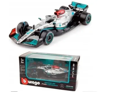 Bburago, Mercedes Bolid F1 AMG W13 E Russel, pojazd, 1:43