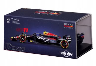 Bburago, Oracle Red Bull Racing, RB20 2024, Bolid F1, model pojazdu, 1:43