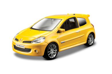 BBurago, Renault Clio Sport, żółty, model, 1:32
