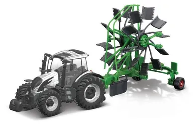 Bburago, Valtra N174, traktor z maszyną rolniczą