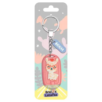 Be-Happy Gifts, brelok 3D z latarką, Natalka