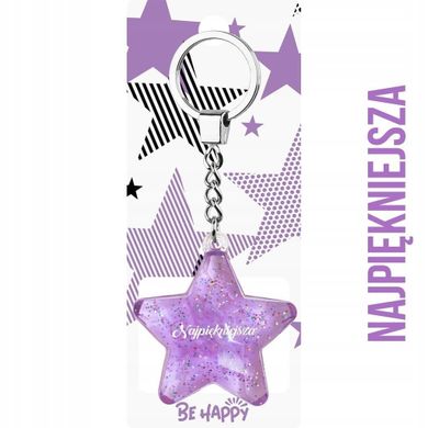 Be-Happy Gifts, brelok gwiazdka Najpiękniejsza
