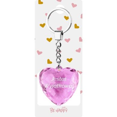 Be-Happy Gifts, brelok prezentowy z napisem, Jesteś Wyjątkowa!