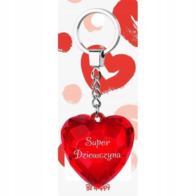 Be-Happy Gifts, brelok serce Super Dziewczyna