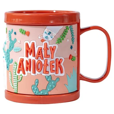 Be-Happy Gifts, kubek dla dziecka 3D, Mały Aniołek