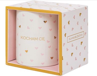 Be-Happy Gifts, kubek prezentowy, Kocham Cię