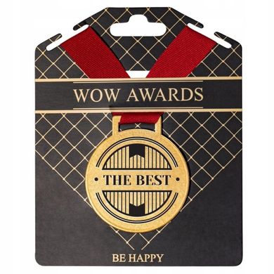 Be-Happy Gifts, medal prezentowy z napisem, The best