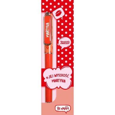 Be Happy Gifts, Pop Art, długopis, Martyna