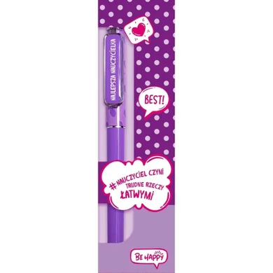 Be Happy Gifts, Pop Art, długopis, Najlepszy Nauczycielka