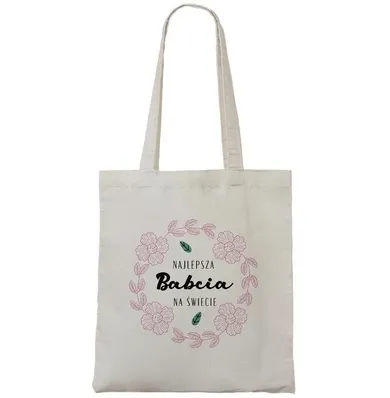 Be-Happy Gifts, torba bawełniana, Najlepsza Babcia na świecie