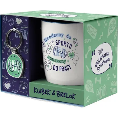 Be Happy Gifts, zestaw, kubek, brelok, Dla Najlepszego Sportowca