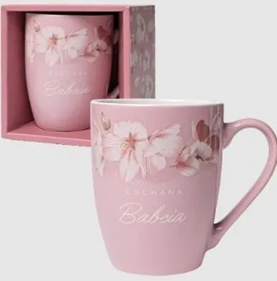 Be Happy, kubek porcelanowy, prezentowy, Kochana Babcia, 350 ml