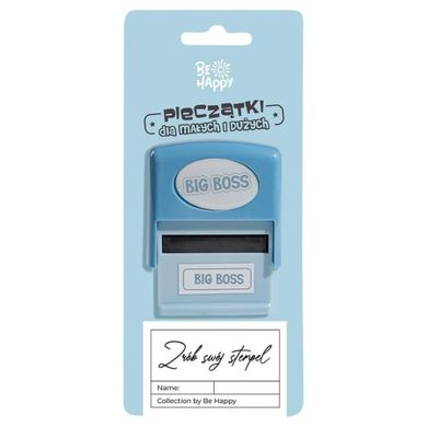 Be Happy, pieczątka z napisem, Big Boss