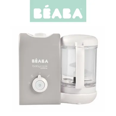 Beaba, Babycook Express, urządzenie do gotowania na parze i miksowania, 4w1, Velvet Grey