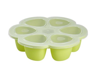 Beaba, silikonowy pojemnik do mrożenia, neon, 90 ml, 6 szt.