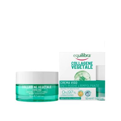 Beauty Formulas, Equilibra Collagene, krem przeciwzmarszczkowy wypełniający z kolagenem roślinnym, 50 ml