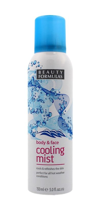 Beauty Formulas, Face and Body, mgiełka chłodząca do twarzy i ciała, 150 ml