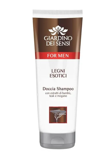 Beauty Formulas, Giardino dei sensi for men, żel pod prysznic, drewno egzotyczne, 250 ml