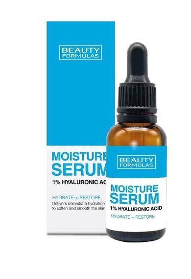 Beauty Formulas, serum 1% kwas hialuronowy, 30 ml