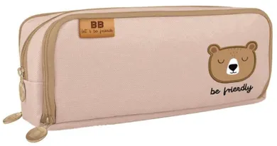 Bebe Friends, piórnik saszetka, 3-komorowy, Miś