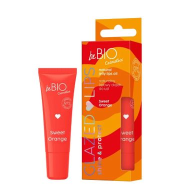 BeBio Ewa Chodakowska, Glazed Lips, naturalny żelowy olejek do ust, Sweet Orange, 10 ml