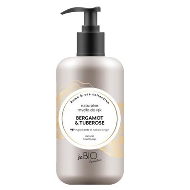 BeBio Ewa Chodakowska, Home & Spa Collection, naturalne mydło do rąk w płynie, Bergamot & Tuberose, 300 ml