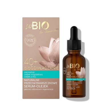BeBio Ewa Chodakowska, Hyaluro bioOdmładzanie 40+, naturalne serum-olejek do twarzy, 30 ml