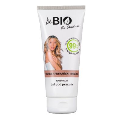 BeBIO Ewa Chodakowska, naturalny żel pod prysznic, pieprz afrykański i migdał, 200 ml