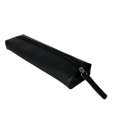 Bee-bee, piórnik jamnik, ekoskóra, Classic black