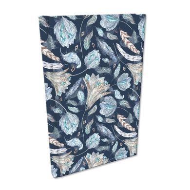 Bee-bee, Soft Touch, notes, A5, kratka, kwiaty boho, 1 szt.