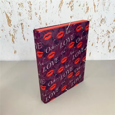 Bee-bee, teczka box, A4, z gumką, moderno, kamuflaż, love, 1 szt.