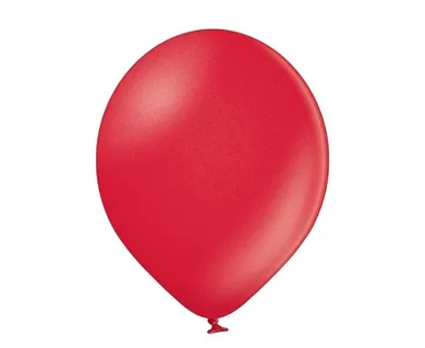 Belbal, balony metaliczne, czerwone, 100 szt.