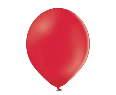 Belbal, balony pastelowe, czerwone, 27 cm, 100 szt.